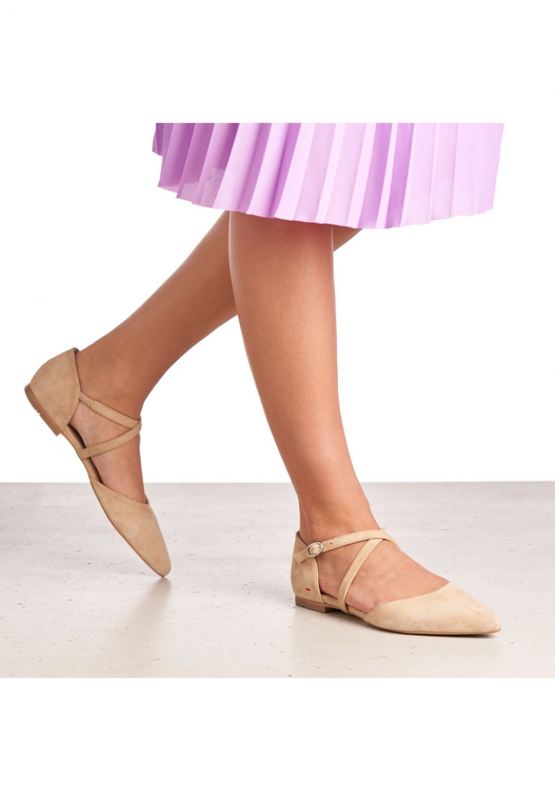 LLOYD SANDALE Ballerinasko Beige | LED037986