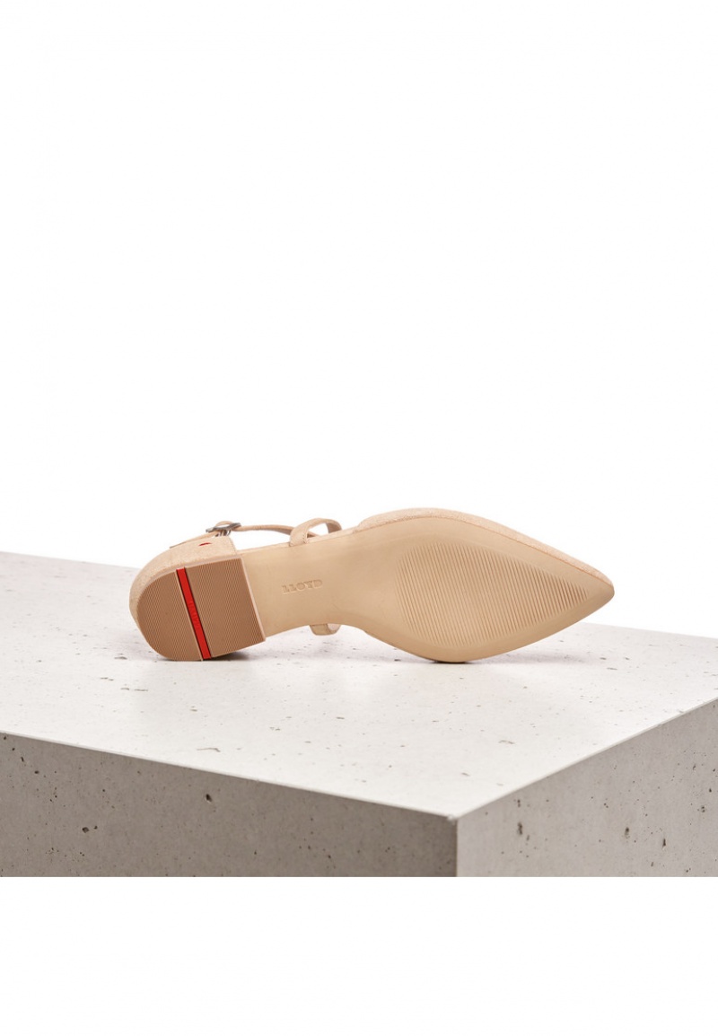 LLOYD SANDALE Ballerinasko Beige | LED037986