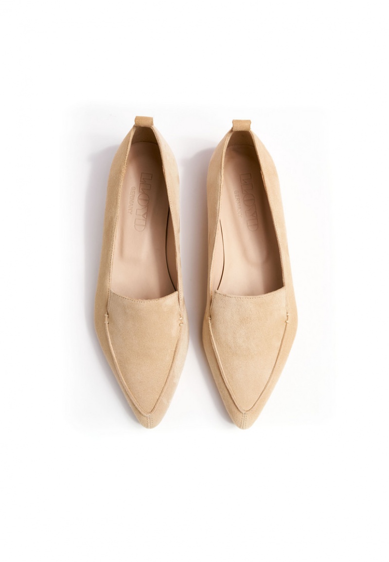 LLOYD SLIPPER Ballerinasko Beige | IAT524813